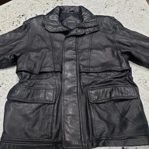 Andrew Marc BLACK Leather Jacket